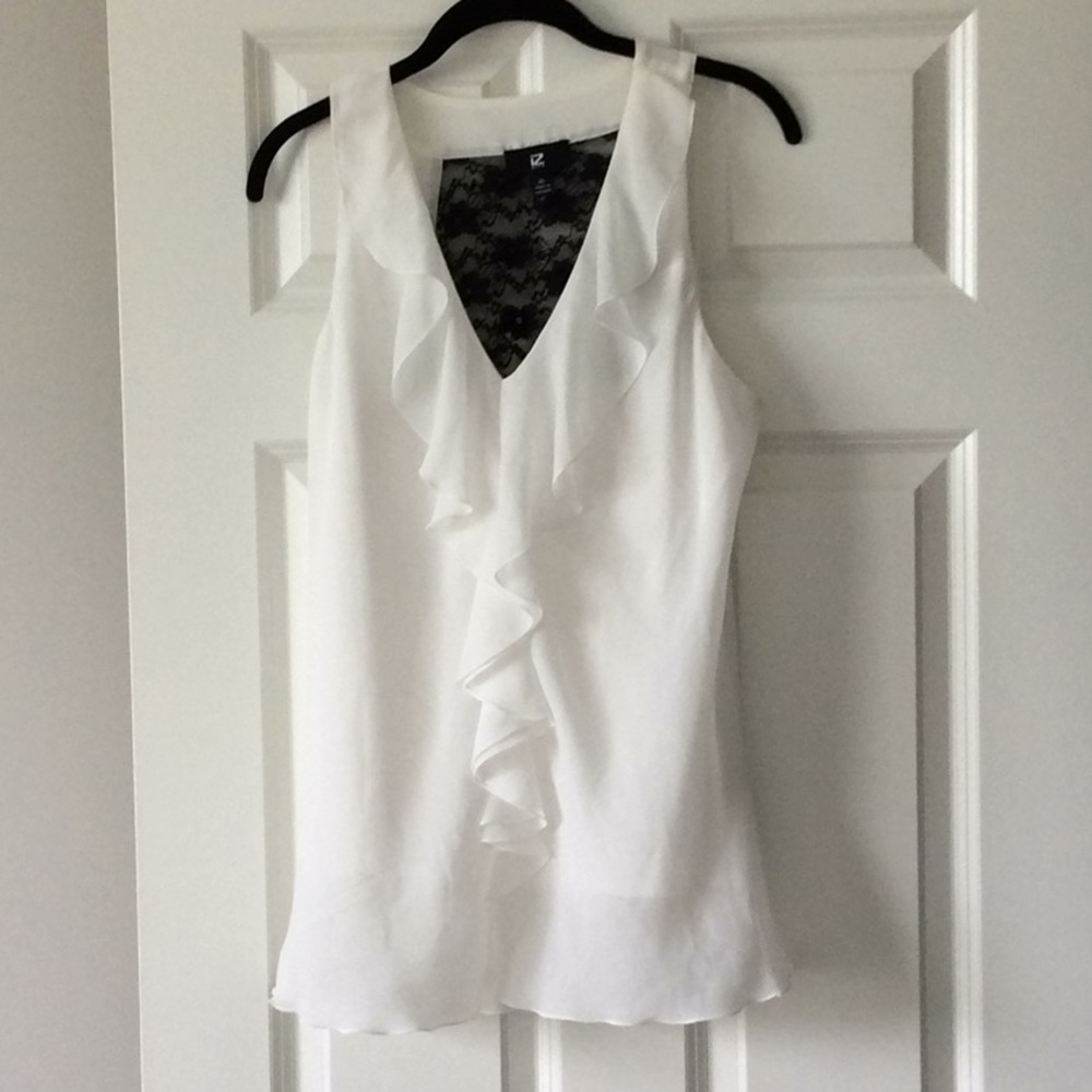 Ruffle and Lace Tank